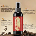 Saffron Hair Blackening Spray Black Ganoderma Lucidum Polygonum Multiflorum Original Herbal Extracts Hair Serum Promotes Hair Growth Covers Gray Hair Hair Conditioner Scalp Care Oil Control Anti-Hair Loss Portable Leave-in Spray Saffron Essence Spray. 