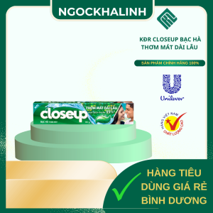 KĐR Closeup bạc hà thơm mát dài lâu 180g