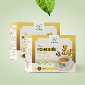 2 hộp Trà rong biển túi lọc GCAP VN - mỗi hộp 40 gram gồm 20 gói 2 gram - tốt cho sức khoẻ