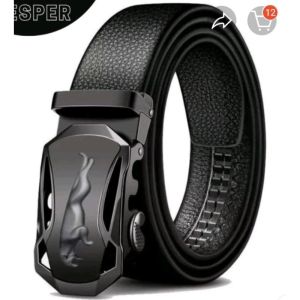 Sabuk Pria Kulit Asli Kulit Sapi Murni Gesper Otomatis Orang Muda Tren Sabuk Bisnis Kasual Pria Celana Panjang Sabuk