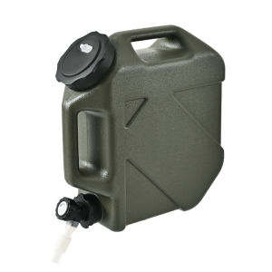 Portable 10L Heavy-Duty Water Container with Spigot Durable BPA-Free Plastic Jerry Can for Camping