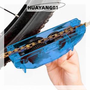 HUAYANG01 [2023 new HOT FASHION] lazlook Portable Bicycle Chain Cleaner Bike Brushes Scrubber Wash Tool Mountain Cycling Cleaning Kit Outdoor Accessory Chains Cleaning