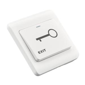 Wall Mounted Entry Switches Button Exit Button With Bottom Box Auto Resetting Door Opening Control Switches Easy to Install
