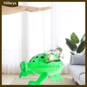 [Hillarys] Glowing Inflatable Green Bouncing Frog Toad Ballon Jungle Animal Toy Funny Kids Party Gift Birthday Wedding Decoration