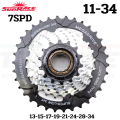 เฟืองเกลียวจักรยาน SUNRACE mtb,MFM4S 7SPDสปีด 13-34T/13-25T. 