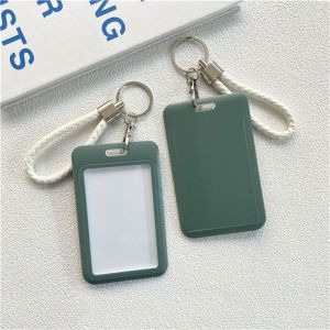 RUCHO School Supplies Women Men Key Chain Business Credit Card Work Card ID Card Protective ID Card Holders Badge Holders Bus Card Cover