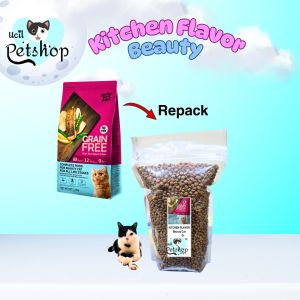 Kitchen Flavor Beauty Cat Food All Life Stages GRAIN FREE Repack 200gr - 1.2kg