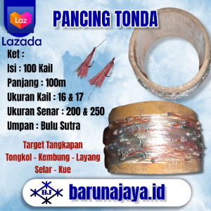 Pancing Tonda Trolling Ikan Tongkol & Cakalang Handmade