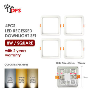 DFS Led Light Downlight 2 Years Warranty Downlight 15W / 8W Adjustable/Tri-Tone/3000k/6000k/