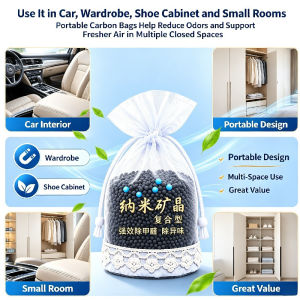 Activated Charcoal Car Bag Odor Eliminator Formaldehyde Remover Air Purifier