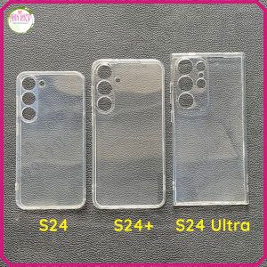 Ốp lưng Samsung S24 Ultra/ S24+ (Plus) / S24 dẻo trong dẻo đen chống sốc cao cấp bảo vệ cam bền đẹp