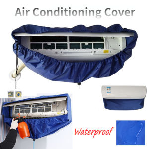 Air Conditioner Cleaning Air Conditioning Cover Anti-Dust Sleeve Protector Bag With Water Outlet For 1-2P/2.5-3P