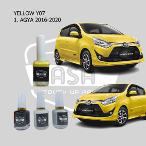 Y07 Cat Oles Penghilang Baret Lecet Mobil Toyota Agya Kuning Yellow 2016 2020 Solid Original