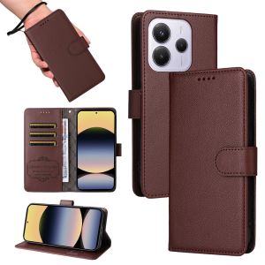 สำหรับ Xiaomi Redmi Note 14 13 Pro Plus เคสโทรศัพท์ช่องเสียบบัตรกระเป๋าสตางค์หนังแม่เหล็กเคสแฟชั่นฝาปิดแบบพับ