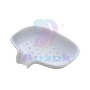 AUK Silicone Soap Dish Soap Holder Soap Tray Non-slip and Flexible for Bathroom