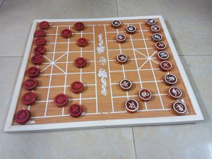 Bộ Bàn Cờ Tướng Bằng Gỗ Đẹp Hộp Gấp Gọn