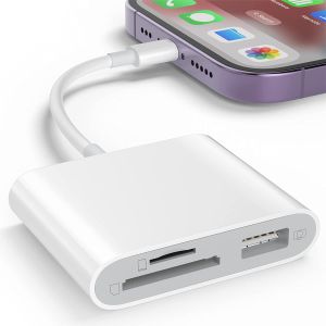 Lighting to SD Card Reader for PhoneUSB OTG Adapter Compatible SD/TF CardLighting to USB OTG Adapter Compatible with Phone Pad