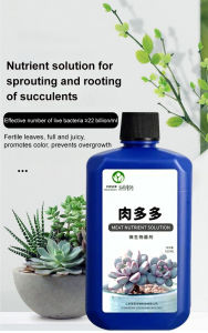Nutrient solution for succulents special rooting multihead growth