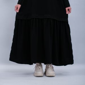 Ziyah.id - Gamis Ghaida Dress Semi Abaya Casual Ity Crepe Premium Fashion Wanita Muslim