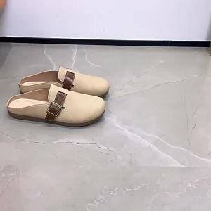 [Free Shipping] Soft-Soled Mules 2026 Spring New Shoes Casual Versatile Flat WomenS Slip-On Half-Slippers Autumn New Style