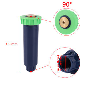1 PC Lawn Pop Up Sprinkler with 1/2 Inch Internal Thread 90-360 Degree Automatic Retractable Lawn Irrigation Sprinkler