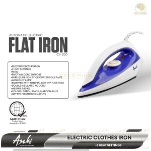 ASAHI Original light Weight Non Stick Automatic & Flat Iron CI-250