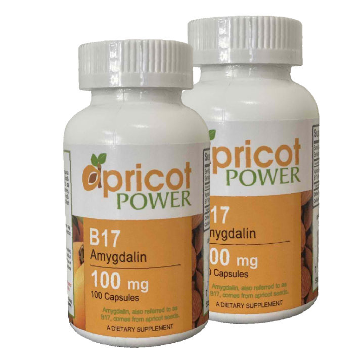 Apricot Power B17/Amygdalin 100mg Vitamin B17 Capsules 2 bottles Lazada PH