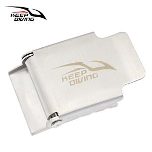 TANTUANG Với công nghệ mạ điện Khóa thắt lưng tạ lặn biển 7955cm Quy trình  dây Khóa dây đai  Thép không gỉ 304 Khóa cài nhanh Phụ kiện cho thiết bị lặn.