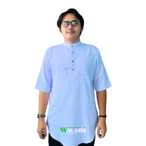 Kurta Embos Motif Geometris Elegan Best Walaziz Collection Terbaru 2025 - Pilihan Warna Neon