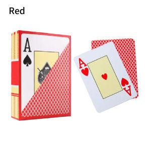 Waterproof and Wear-resistant Texas Game Poker PVC Frosted Plastic Playing Card