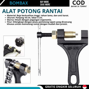 Kesoparan Rantai Sepeda Motor Multifungsi Tahan Lama untuk Rantai 420/428/530 - Abu-abu