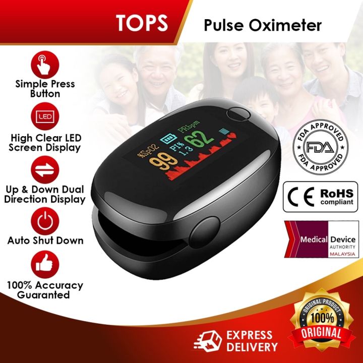 \ud83d\udd25Ship 24Hrs\ud83c\uddf2\ud83c\uddfeMedical Fingertip Pulse Oximeter Monitor Finger Oksimeter Baby Oxymeter Kids Spo2 ...
