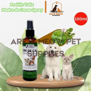 100ml Madre de Cacao Anti Tick and Flea Profilic Tails Spray Treatment Dog Cat Pet Medicine