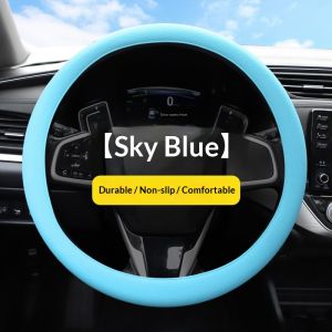 Kstarhare bọc bánh lái Silicone cho xe hơi-chống trượt thoáng khí thoải mái và bền cho tất cả các mùa