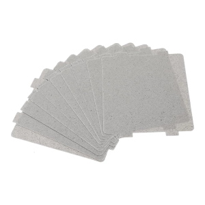 10Pieces Replacement Plates Thickened Sheets Microwave Oven Mica Sheet Waveguide Cover Plate for Efficient Heating