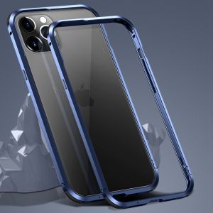 Shockproof Metal Phone Case For iPhone 15 14 13 12 Pro MAX 12 Mini Pro Max Cases Luxury Aluminium Bumper Frame Protective Cover Casing