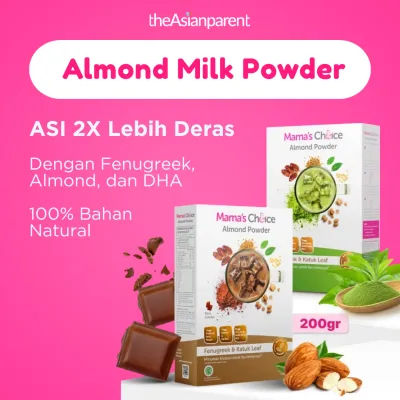 Mamas Choice Susu ASI Booster Almond Rasa Coklat dan Matcha | Meningkatkan ASI DHA Almond Fenugreek Halal