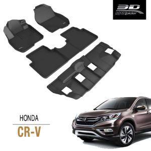 Thảm lót sàn ô tô 3D KAGU Maxpider cho xe Honda CRV - 7 chỗ (2017-nay)