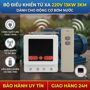 【FREESHIP】Công tắc khiển từ xa 1 pha (Tải Lớn) 6000W 220V 90A có nút học lệnh xuyên vật cản 400-1000m không cần lắp khởi
