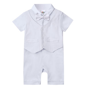 A&J DESIGN Christening Outfits Baby Boy Pambinyag Clothes Infant Baptism Suits Newborn Full Moon Birthday Party Formal Attire Photography Dress Sets