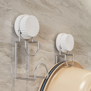 Suction Cup Basin Hook Punch-Free Bathroom Basin Rack Basin Hanging Artifact Wash Basin Storage Rack