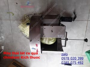 Máy xắt củ quả  quay tay chạy điện  220v