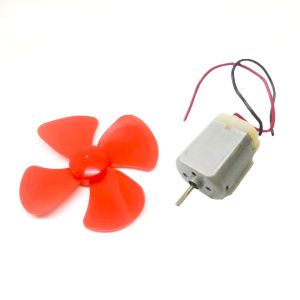 Micro Wind Turbine DC Motor - Generator Listrik Tenaga Angin Kincir Air Mini DIY Mainan Edukasi