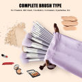 13pcs Soft Make Up Brush Set Brushes with Flannel Cloth Bag Powder Makeup Brushes Set with Leather Bag Foundation Powder Eyeshadow Concealer Blush Eyeshadow Concealer Liquid makeup tool Make Up Brush Kit Tools. 