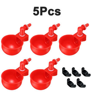 Automatic Drinker Chicken Feeder Poultry Drinking Water Bowl Easy Installation Hanging Watering Cups