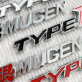 3D Metal Car Front Grille Emblem Type R Logo Decal for Honda CIVIC FD2 FD FA 5 Mugen TypeR Racing Car Styling Accessories. 