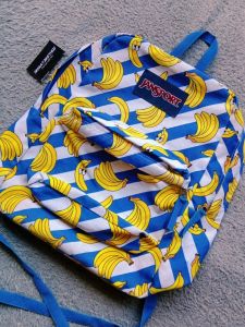 Tas Ransel Pria Wanita JANSPORT Motif Banana