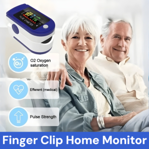 Finger Clip Heart Rate and Blood Oxygen Monitor for All Year Round Adults  Elderly  Pregnant Women  Universal for Everyone  Blood Oxygen Detection  Heart Rate Monitoring