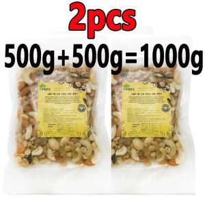 【BUY 1 TAKE 1】4-In-1 Mixed Nuts 250g-1kg (Almonds Walnuts Peanuts Cashews)Daily Healthy Office Home Snack