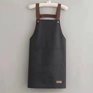 Japan-style Kitchen Aprons Grill Restaurant Bar Shop Cafes Beauty Nails Studios Uniform Waterproof and Oil-proof Apron